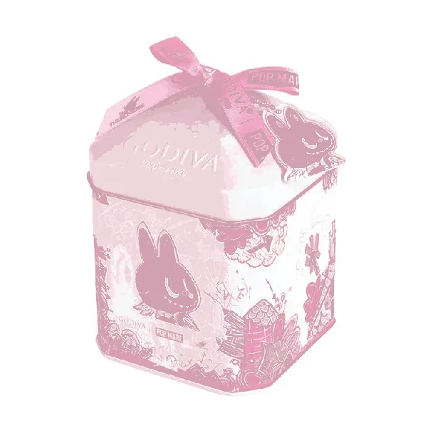 Godiva x Labubu Classic Master Series,Raspberry Dark Chocolate Gift Box, 2.46 oz [Limited Edition Collaboration]