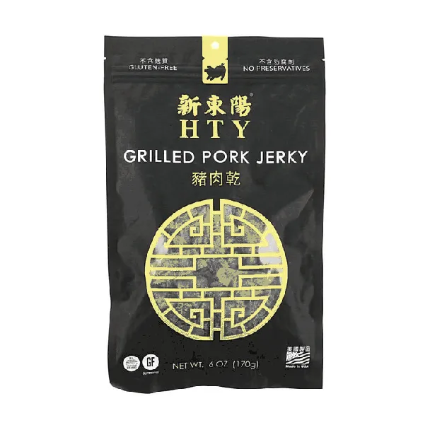 Grilled Pork Jerky 6 oz【Gluten-Free No Preservatives】