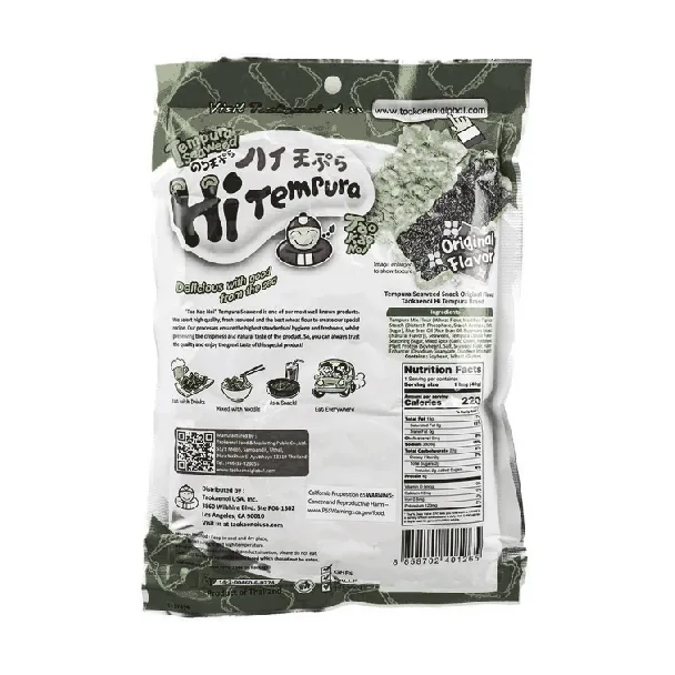 Hi Tempura Seaweed Snacks Original Flavor,1.41 oz
