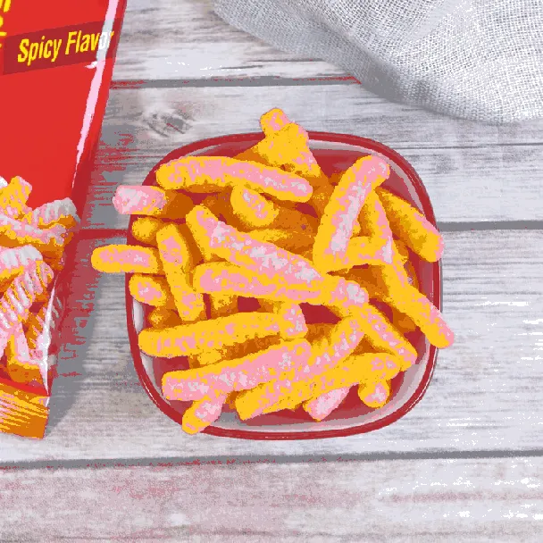 Hot & Spicy Shrimp Crackers, Light & Crispy Seafood Snack, 2.64oz [ Blackpink Jennie's Pick ]