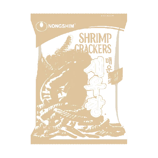 Hot & Spicy Shrimp Crackers, Light & Crispy Seafood Snack, 2.64oz [ Blackpink Jennie's Pick ]