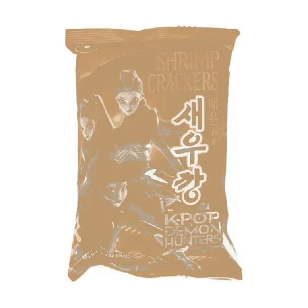 Hot & Spicy Shrimp Crackers, Light & Crispy Seafood Snack, 2.64oz [ Blackpink Jennie's Pick ]