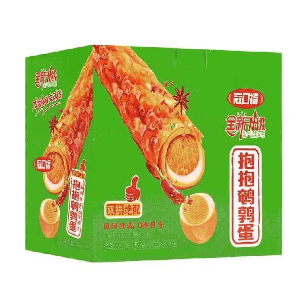 Hug Quail Eggs Spicy Flavor 0.71 oz * 20 packs