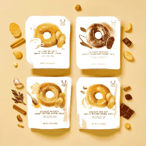 【Olive Young's #1】Choco Cinnamon Bagel Chips,1.76 oz【Online Exclusive】【 Low Calories】【Olive Young Bagel Chips】