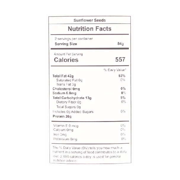 Original Flavored Sunflower Seeds Canned , 5.92 oz