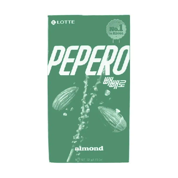 PEPERO Almond Chocolate Biscuit Stick 1.12 oz【Stray Kids Pick】【Packing May Vary】