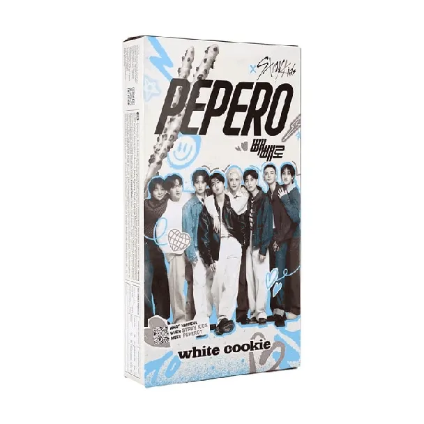 PEPERO Biscuit Stick White Cookie Flavor【8 packs in 1 box】9.03oz【Stray Kids Pick】【Packing May Vary】