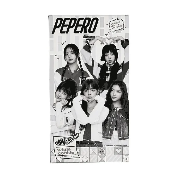 PEPERO Biscuit Stick White Cookie Flavor【8 packs in 1 box】9.03oz【Stray Kids Pick】【Packing May Vary】
