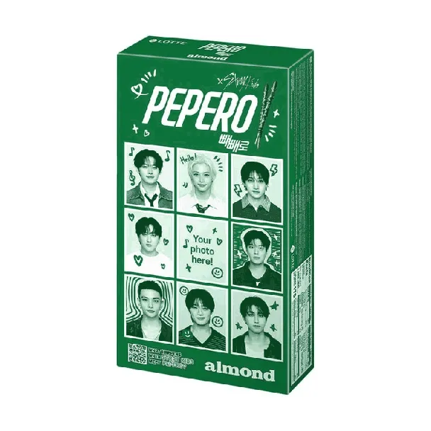 Pepero Chocolate Sticks,Almond+Crunchy+White Cookie+Original Flavor【4 Combo Packs 】【StrayKids Pick】【Packing May Vary】