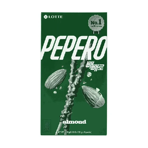 Pepero Chocolate Sticks,Almond+Crunchy+White Cookie+Original Flavor【4 Combo Packs 】【StrayKids Pick】【Packing May Vary】