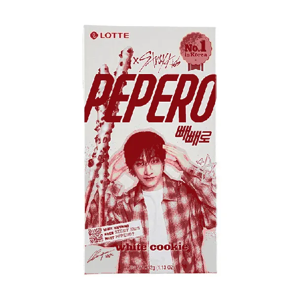 PEPERO White Chocolate Cookie Sticks 1.13 oz【Stray Kids Pick】【Packing May Vary】