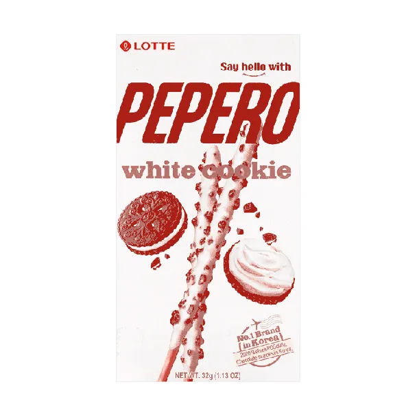 PEPERO White Chocolate Cookie Sticks 1.13 oz【Stray Kids Pick】【Packing May Vary】
