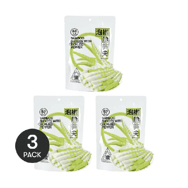 Pickled Bamboo Shoots 8.11 oz *3【3 Packs】