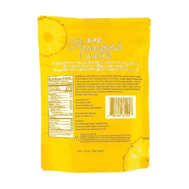 Pineapple Cakes 6pieces 7.2 oz+Mango Cakes 6pieces 7.2 oz【2 Combo Packs】