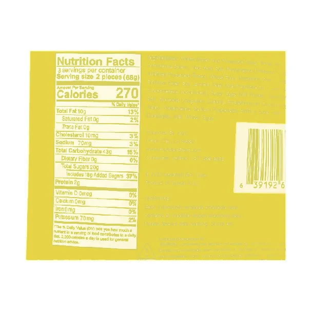 Pineapple Cakes 6pieces 7.2 oz+Mango Cakes 6pieces 7.2 oz【2 Combo Packs】