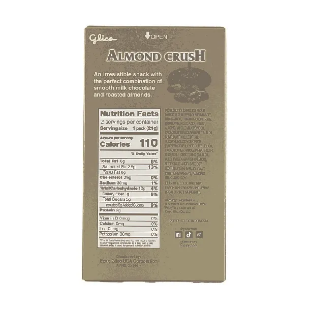 Pocky Almond Crush Chocolate Cream Covered Biscuits Sticks, 1.45oz