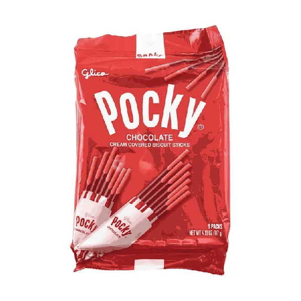 Pocky Classic Chocolate Cookie Sticks Family Pack, 9 Packs 4.13 oz