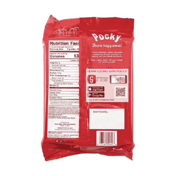 Pocky Classic Chocolate Cookie Sticks Family Pack, 9 Packs 4.13 oz