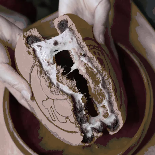 Pork Floss Egg Yolk Cake,Mooncake,Rose & Purple Yum Mochi Flavor ,17.64oz