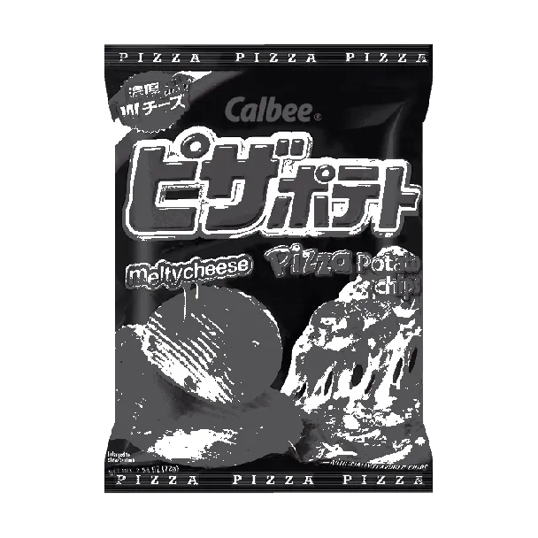 Potato Chips, Melty Cheese Pizza Flavor,2.54oz