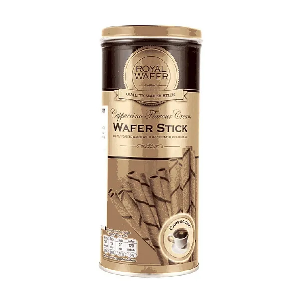 Royal Wafer Stick With Cappuccino Cream 4.4 oz【Thailand Trendy】
