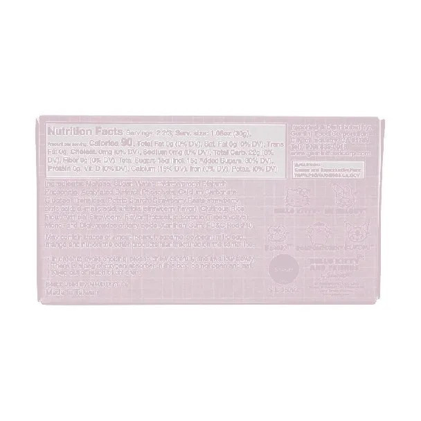 Sanrio Hello Kitty My Melody Mochi Bites Strawberry Flavor 2.82oz