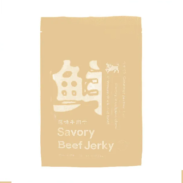 Savory Beef Jerky,Premium Thick-Cut Beef, Original+Spicy Flavor, 3oz*2【2 Combo Packs】【Low Calories,Gourmet Protein Fuel】