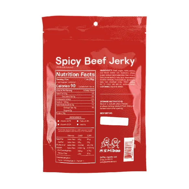 Savory Beef Jerky,Premium Thick-Cut Beef, Original+Spicy Flavor, 3oz*2【2 Combo Packs】【Low Calories,Gourmet Protein Fuel】