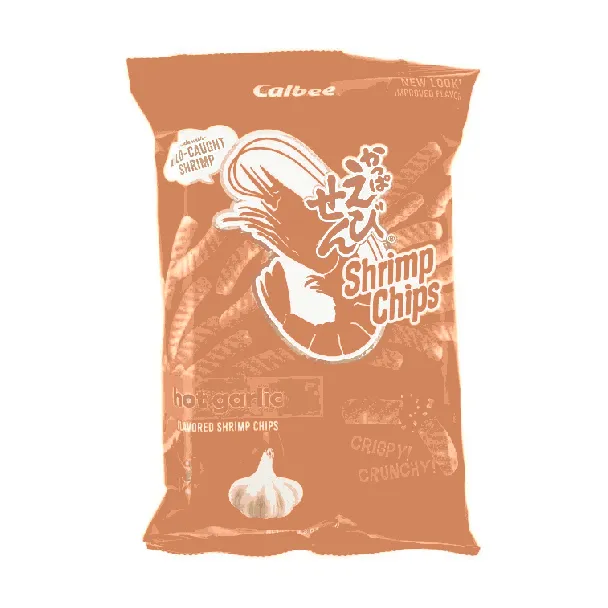 Shrimp Chips Hot Garlic Flavor, 3.3oz