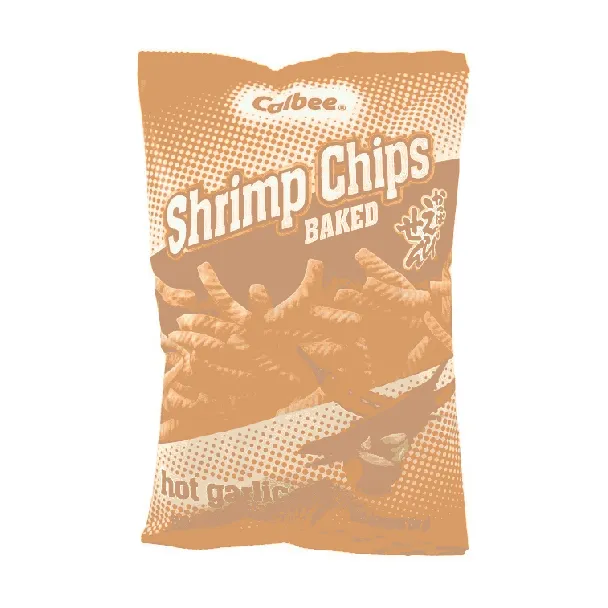 Shrimp Chips Hot Garlic Flavor, 3.3oz