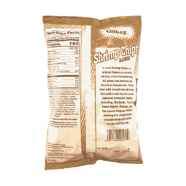 Shrimp Chips Hot Garlic Flavor, 3.3oz