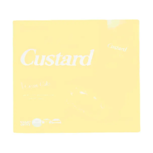 Soft Custard Cream Cakes - Korean Dessert, 12 Pieces, 9.74oz