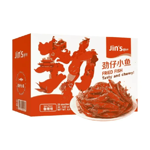 Spicy Anchovies - Sichuan Seafood Snack, 20 Packs, 8.46oz