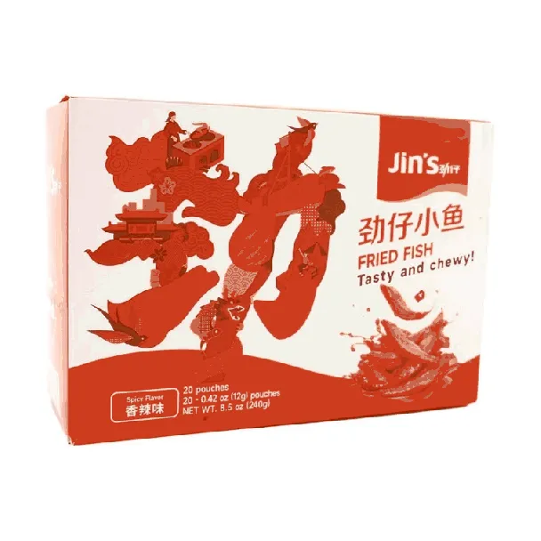 Spicy Anchovies - Sichuan Seafood Snack, 20 Packs, 8.46oz