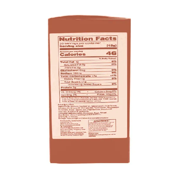 Spicy Anchovies - Sichuan Seafood Snack, 20 Packs, 8.46oz