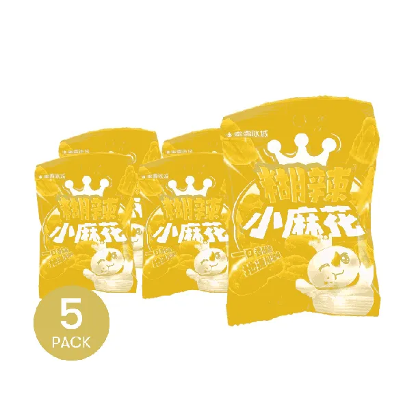 Spicy Fried Dough Twists, 0.88 oz *5【5 Packs】【Sichuan & Chongqing Style】