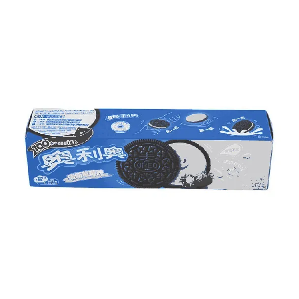 Strawberry Flavor Cream Filled Chocolate Sandwich Cookies, 3.4 oz