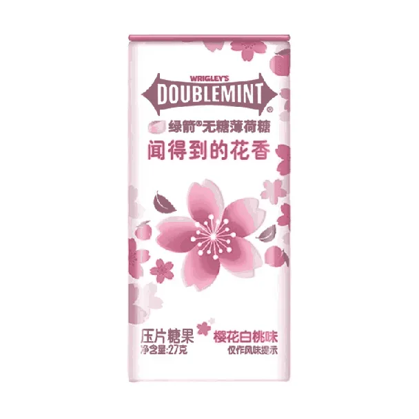 Sugar-free Floral Mint Candy , Cherry Blossom and White Peach Flavor , 0.95 oz