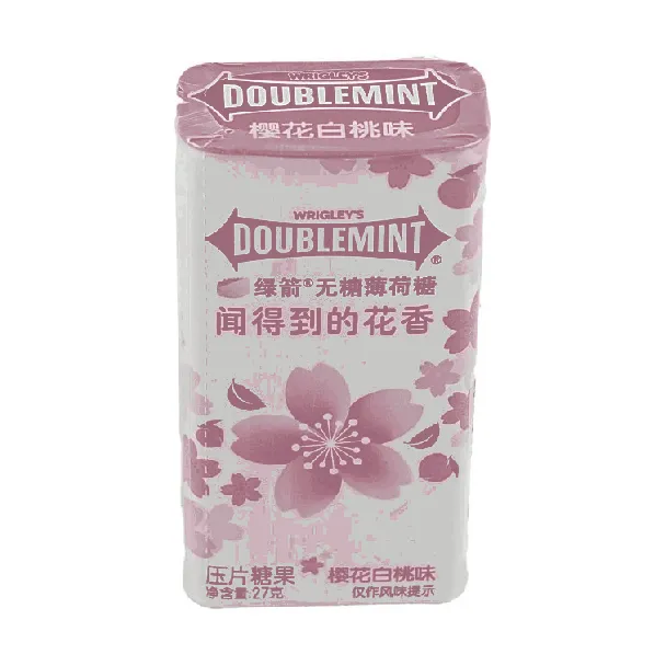 Sugar-free Floral Mint Candy , Cherry Blossom and White Peach Flavor , 0.95 oz