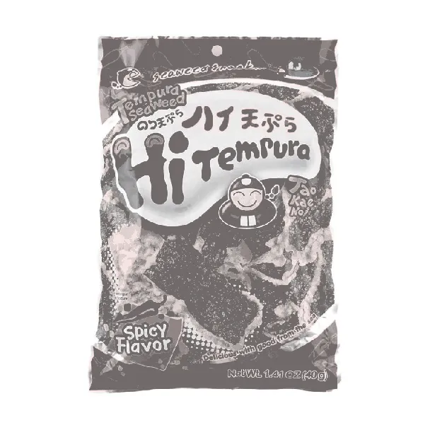 Super Crispy Grilled Tempura Seaweed,Hot Spicy Flavor, 1.41 oz