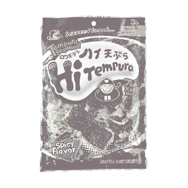 Super Crispy Grilled Tempura Seaweed,Hot Spicy Flavor, 1.41 oz