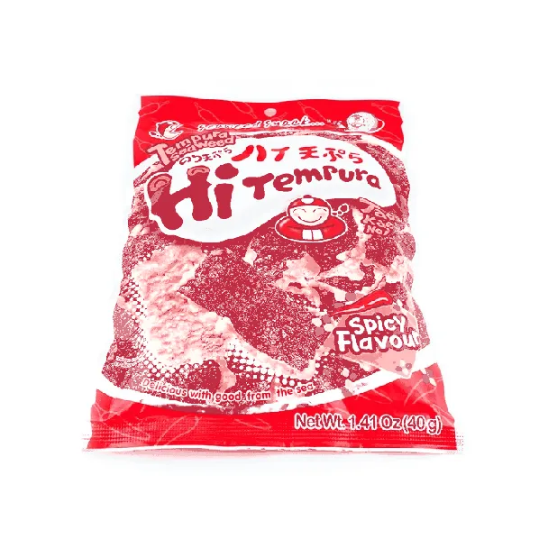 Super Crispy Grilled Tempura Seaweed,Hot Spicy Flavor, 1.41 oz