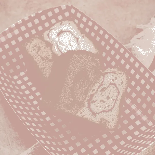 Taro Paste And Chicken Floss Thick Cut Toast 6 Pieces 16.9 oz 【Red Bean Included】