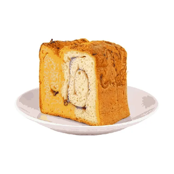 Taro Paste And Chicken Floss Thick Cut Toast 6 Pieces 16.9 oz 【Red Bean Included】