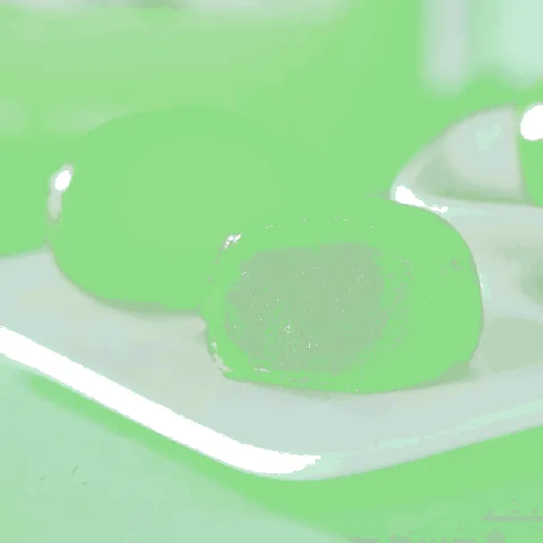 Traditional Qingming Green Rice Cake Jiangnan Specialty Mochi Pastry Snack 6 Pieces 0.66lb