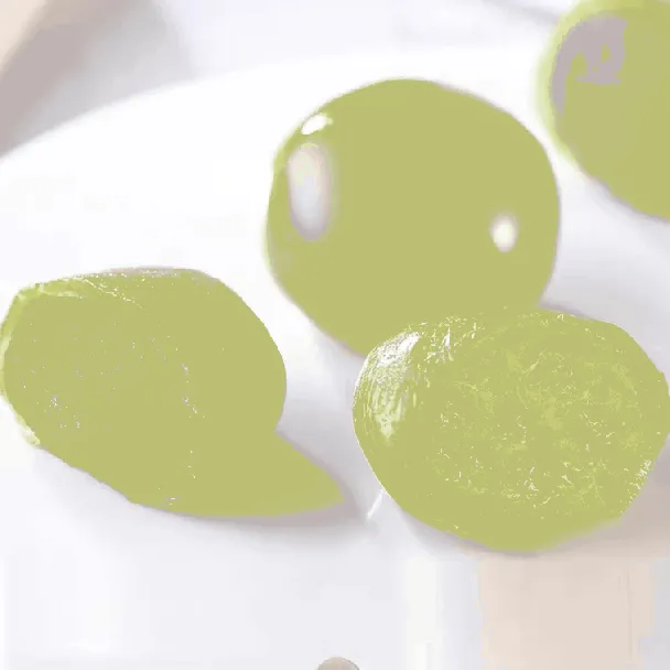 Traditional Qingming Green Rice Cake Jiangnan Specialty Mochi Pastry Snack 6 Pieces 0.66lb