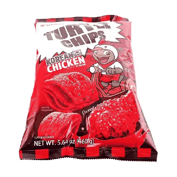 Turtle Chips Korean Chicken Sweet&Spicy Flavor,5.6 oz 【New Flavor】【 Yami Exclusive】