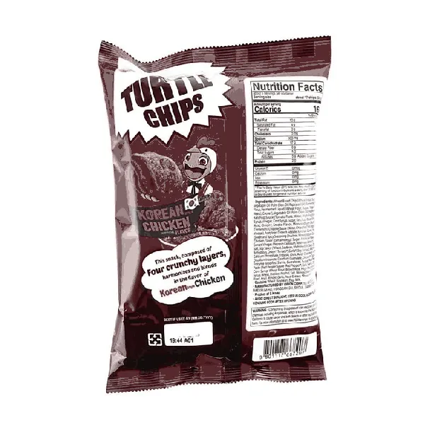 Turtle Chips Korean Chicken Sweet&Spicy Flavor,5.6 oz 【New Flavor】【 Yami Exclusive】