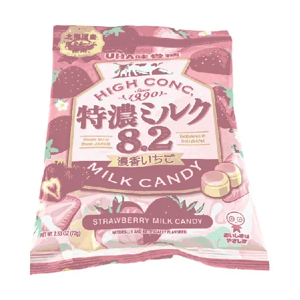 Uha Mikakuto Hign Conc Milk Candy Strawberry Flavor 2.53 oz