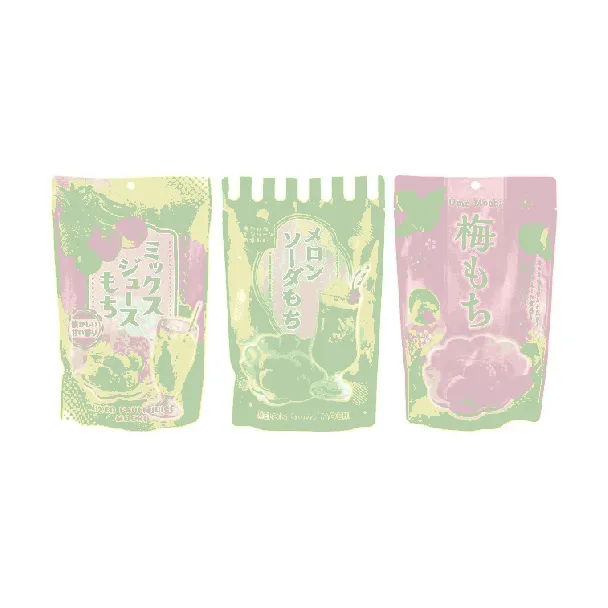 Ume Mochi+Melon Soda Mochi+Mix Juice Mochi,4.23 oz*3【3 Combo Packs】【Japanese Desserts】